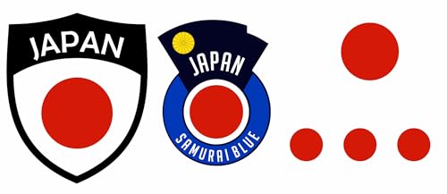 Japan Aufbügler Wappen Transferbügeln Zum Aufbügeln 6 Stück Kleidungsstücke T-Shirt Bügelmotiv - 6B von daged