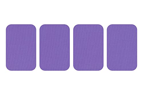 dalipo 05009 - Bügelflicken 4er-Pack, ca. 7,6x4,9cm, violett von dalipo