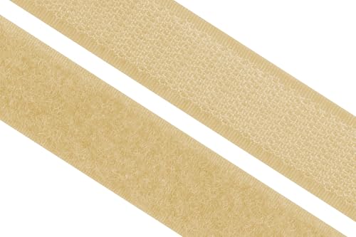 dalipo 17003 - Klettband zum annähen, 20mm, hellbeige von dalipo