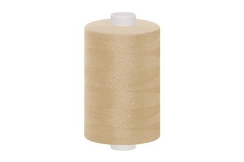 dalipo 27001 - Polyester Nähgarn, 1000m, FARBGRUPPE BEIGE, WEISS, Farbe: 071 Puder von dalipo