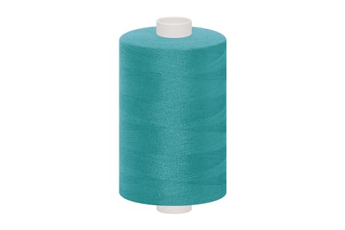 dalipo 27001 - Polyester Nähgarn, 1000m, FARBGRUPPE BLAU, TÜRKIS, VIOLETT, Farbe: 047 Aquamarine von dalipo