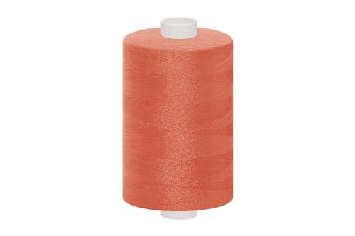 dalipo 27001 - Polyester Nähgarn, 1000m, FARBGRUPPE ROT, ROSA, PINK, Farbe: 011 Apricot von dalipo