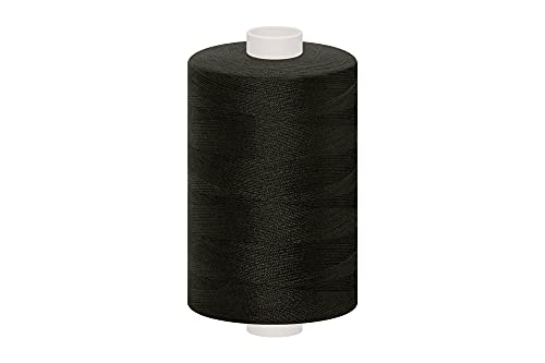 dalipo 27001 - Polyester Nähgarn 10x 1000m, schwarz von dalipo