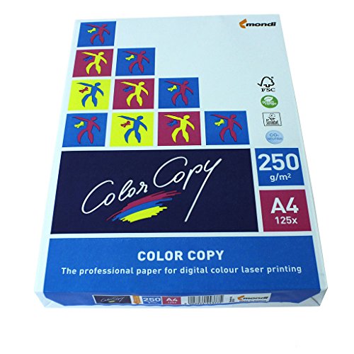 Mondi Color Copy Farbkopierpapier/2382510051 A4 weiß geriest 250 g/qm Inh.125 von Color Copy