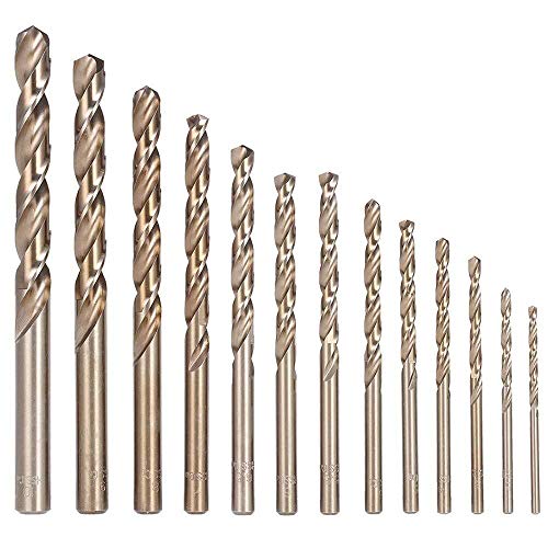 Edelstahlbohrer - HSSE - Co5 DIN 338 - Metallbohrer - Kobaltbohrer 1-13 mm 1 mm 10 Stück von daw21onlineshop