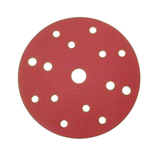 Schleifscheiben 150mm Klett 15 Loch Exzenter Schleifpapier Schleifblätter Korn 100 10 Stück von daw21onlineshop