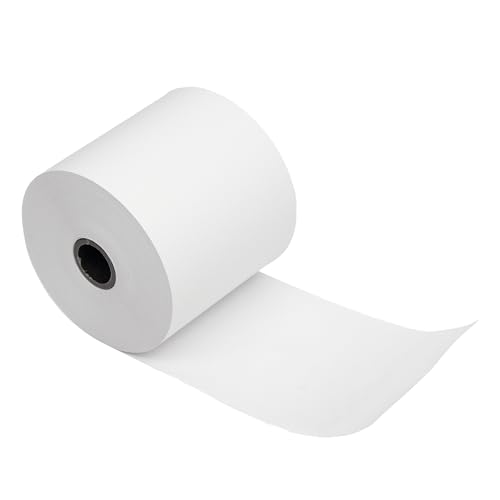 daybays Thermorollen 57x60x12mm 50m 10 Rollen Kassenrollen Bonrollen Thermopapier Thermo-Papierrollen für EC Cash Geräte, Kassensystem und EPOS-Drucker, BPA Frei (10, 57x60x12mm_50m) von daybays