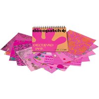 Décopatch Papierblock "Decopad Pink" von décopatch