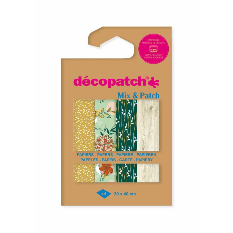 Papier Mix & Patch Natur'elle von décopatch