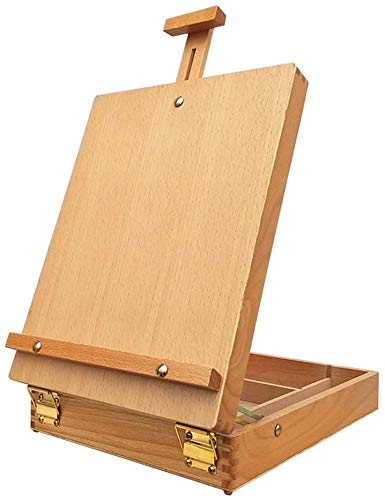 Staffelei Zeichnung Display Regal Ständer Malerei Ständer Staffelei Tragbare Schublade Aufbewahrung Desktop Staffelei Poster Leinwand Display Ständer Kinder Staffelei 210621 (Holz) von degdfdvfdfzvsdzs