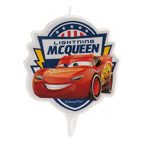 Dekora - Kerzen Deko Geburtstagskerze | 2D Geburtstagskerzen von Rayo McQueen für Kinder Kuchen - 7.5 cm von dekora