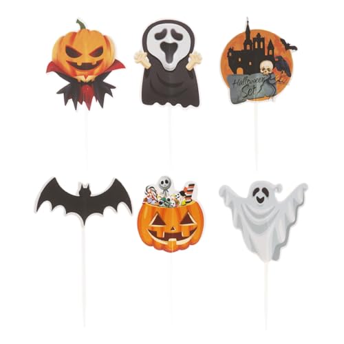 dekora 359006 Papierspieße für Halloween-Cupcakes, Paper von dekora