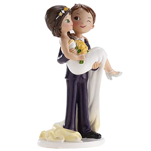 dekora - Dekoration für Hochzeitstorte | Puppen Kuchen Hochzeit Braut - 16 cm, Bunt, 305101 von dekora