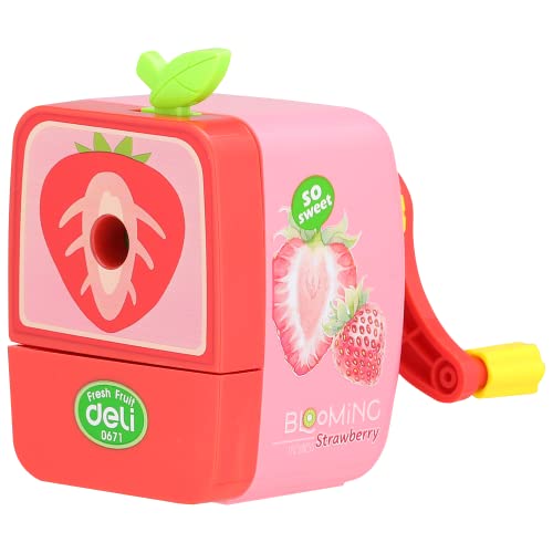 Deli Bleistiftspitzer, frisches Obst-Design, Manuelle Bleistiftspitzmaschine, Fun Fresh Fruit design von deli