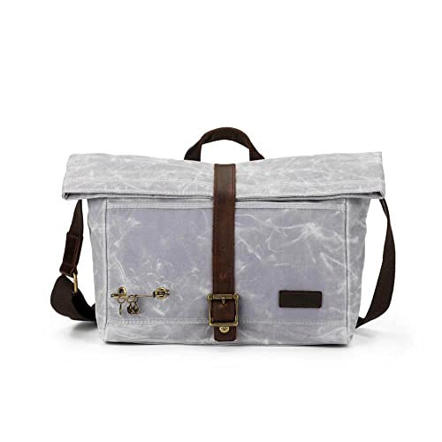 Della Q 22236 Canvas Bag, Leder, Grey, Einheitsgröße von Della Q