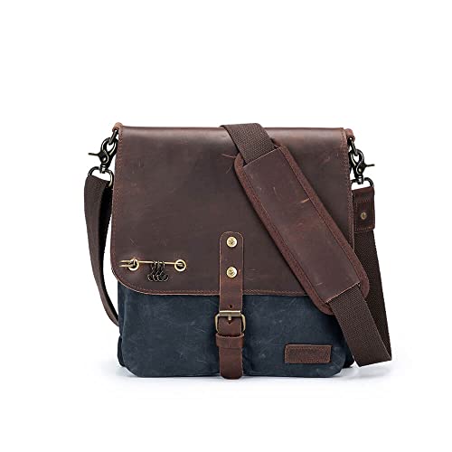 Della Q 99619 Saddlebag, Leder, Blue, Einheitsgröße von Della Q