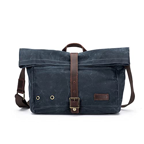 Della Q 99624 Canvas Bag, Leder, Blue, Einheitsgröße von Della Q