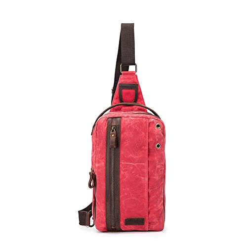 Della Q 99630 Mini Messenger Bag, Leder, Salmon, Einheitsgröße von Della Q