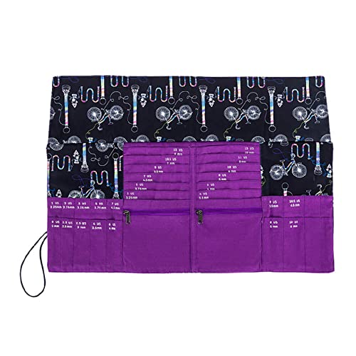 Della Q 104108 Needle Case, Purple/Black, Einheitsgröße von Della Q