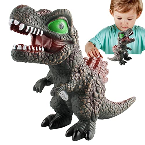 Weicher Radiergummi Gesang Dinosaurier,Realistische Gummi Quietschende Dinosaurier-Spielzeug - Stimulation Dinosaurier-Spielzeug Weiche Dinosaurier-Modell Mit Glänzenden Augen Kindertagsgeschenke Delr von delr