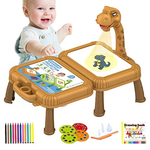 Zeichenprojektor für Kinder | Projektionszeichner für die Kleinen | Zeichentisch für Kinderprojektor Spur mit Schreibtisch zum Skizzieren von leichter Musik für Geschenke von Delr Zeichenprojektor für Kinder | Projektionszeichner für die Kleinen | Zeichentisch für Kinderprojektor Spur mit Schreibtisch zum Skizzieren von leichter Musik für Geschenke von Delr von delr