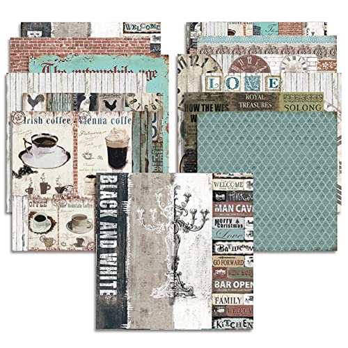 delr Journalpapier für Scrapbooking, Kraftpapier, Weihnachten, 15,2 cm, einseitig | Dekoratives Kunsthandwerk für Heimwerker, um Grußkarten zu machen, Dekoration von delr