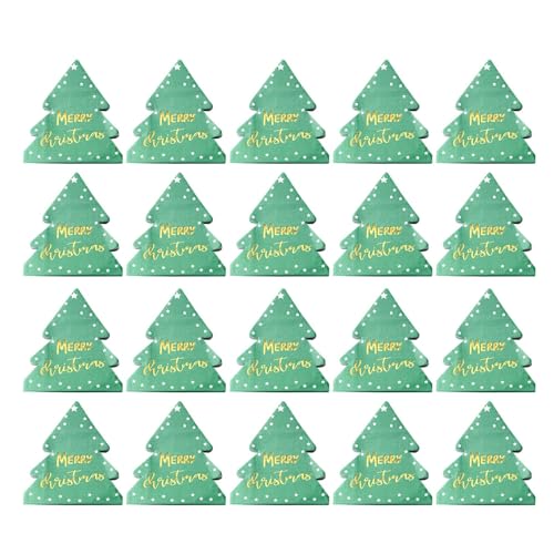 demaxiyad Weihnachtsbaum-Lunchservietten,Weihnachtspapierservietten für Gäste,Weihnachtsbaum-Muster-Handpapier - Weihnachtstischdekorationen für Weihnachten, Versammlungen, Festivals von demaxiyad