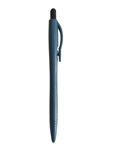 Detektierbarer Kugelschreiber mit einziehbarer Mine und Clip, metal- und x-ray detectable ballpen (Tintenfarbe schwarz) von detektierbar.de