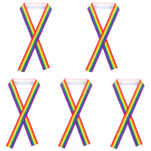 Bunte Regenbogenfarbene Bänder für Bastelarbeiten, Geschenkverpackungen und Dekorationen, Polyester, Urlaub, Party, Ornament Bunte Regenbogenfarbene Bänder für Bastelarbeiten, Geschenkverpackungen und Dekorationen, Polyester, Urlaub, Party, Ornament von divuukyi