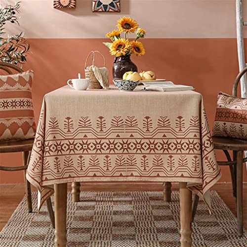 Tablecloth Ins Wind Couchtischdecke, amerikanische runde Tischdecke, Tischmatte, rechteckige Tischdecke (Farbe: A, Größe: 140 x 200 cm) (A 140 x 180 cm) von djhyfbdhgfcbgdxas