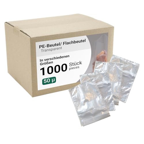 dm-folien PE-Beutel 1000 Stück I viele Größen I 210x300mm I Lebensmittelechte Flachbeutel 50µ I Transparente Beutel aus LDPE I Reißfeste Verpackungsbeutel für Lebensmittel, Dokumente & Schrauben dm-folien PE-Beutel 1000 Stück I viele Größen I 210x300mm I Lebensmittelechte Flachbeutel 50µ I Transparente Beutel aus LDPE I Reißfeste Verpackungsbeutel für Lebensmittel, Dokumente & Schrauben von dm-folien gmbh