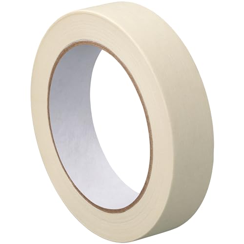 doitBau 32x Feinkrepp Klebeband 19mm x 50m Maler Abklebeband Lackier Lack Farbe Malerkrepp Flachkrepp Band von doitBau