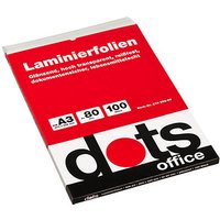 100 dots Laminierfolien glänzend für A3 80 micron von dots