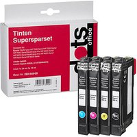 dots  schwarz, cyan, magenta, gelb Druckerpatronen kompatibel zu EPSON 405XL BK/C/M/Y, 4er-Set von dots