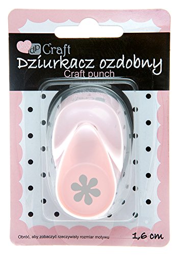 dpCraft Motivstanzer Motivlocher Papierstanzer Stanzer Locher 1,6 CM BLUME von dp Craft