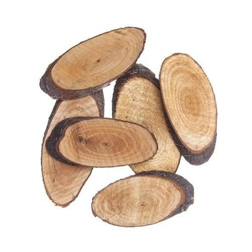 Holzscheiben oval 5-8 cm 6 St. von dpCraft