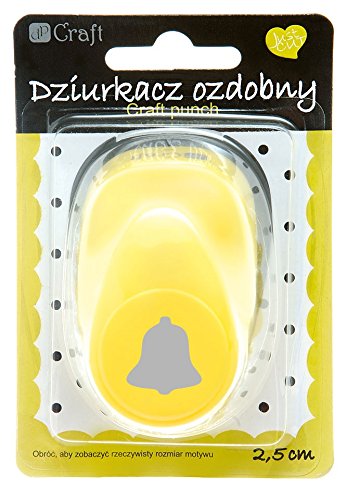 dpCraft Motivstanzer Motivlocher Papierstanzer Stanzer Locher 2,5 CM GLOCKE von dpCraft