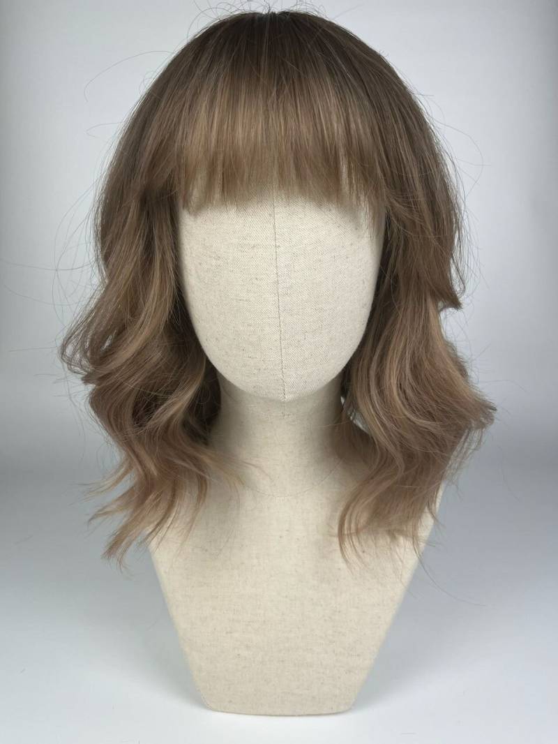 Easy Wear Wig/ Glueless/Natürliche Perücke The Silk Maid Pony-styling Natürliches Aschblond /Natural Ashy Blonde #beachwaves #bob von dragmaiditup