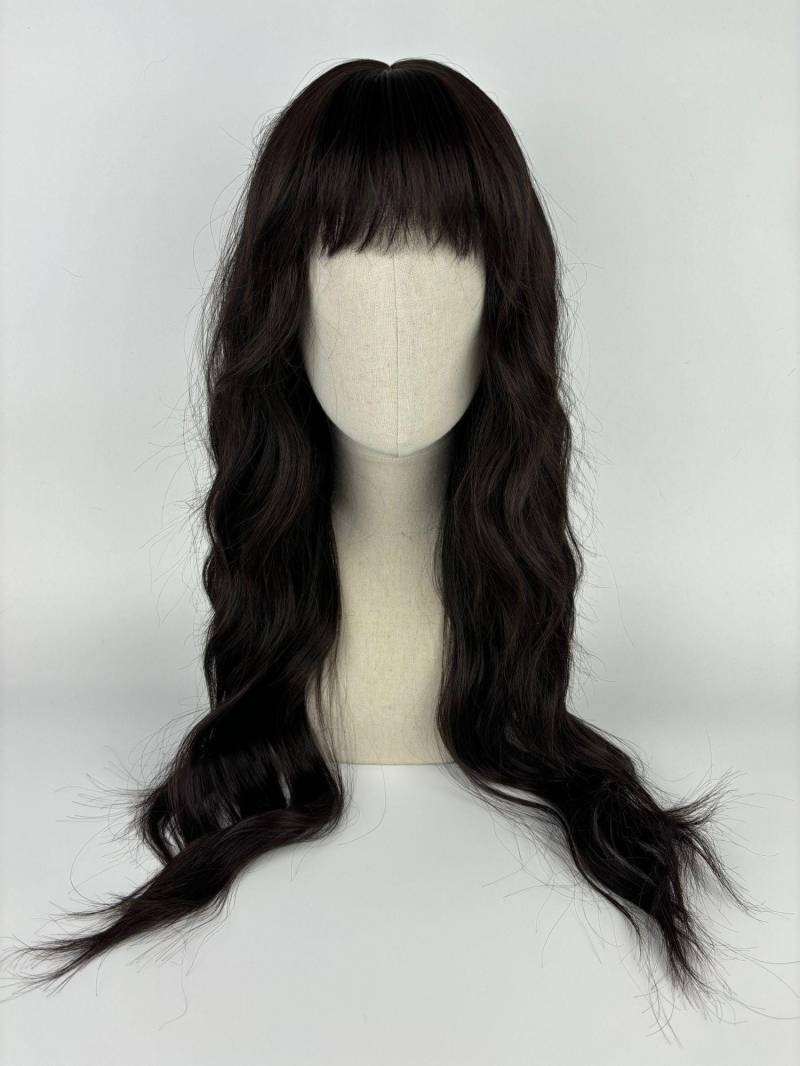 Easy Wear Wig/ Glueless/Natürliche Perücke The Umber Maid 2024 Pony-styling Deep Dark Brown #beachwaves von dragmaiditup