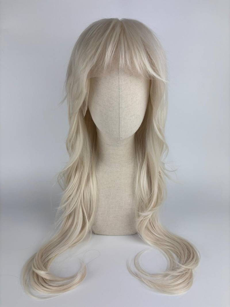 Lace Front Wig,/Perücke The Pale Maid Edgy Mullet Retro-styling 80's /Kühles Platinblond - Cool Platinum Blonde Customized Maid von dragmaiditup