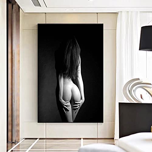 dsdsgog Moderne Sexy Körper Poster und Drucke Frauen Zurück Portrait Leinwand Malerei Wandkunst Bilder für Wohnzimmer Dekoration 50x70cm Rahmenlos von dsdsgog