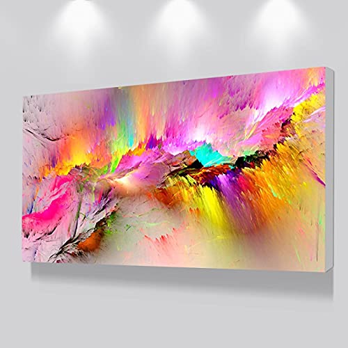 dsdsgog Morden Art Cloud Leinwand Kunstdruck Bunte Abstrakte Malerei Wandkunst Bilder Für Wohnzimmer Wohnkultur Poster Kunstwerk 60x100cm Rahmenlos von dsdsgog