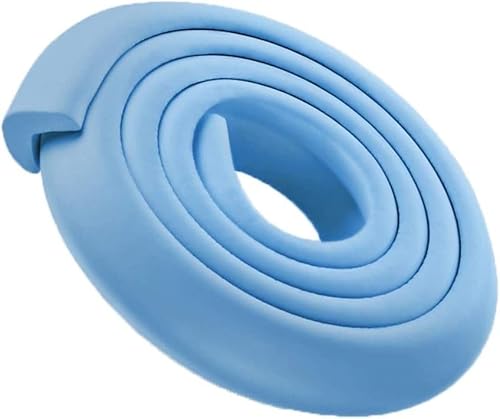 Schaumstoff-Eckenschutz, Baby-Sicherheits-Eckenschutz, 2 m × 5 + 10 Ecken, Kantenschutz for Tische und Möbel mit doppelseitigem Klebeband(Blue) von dvkGKLVq