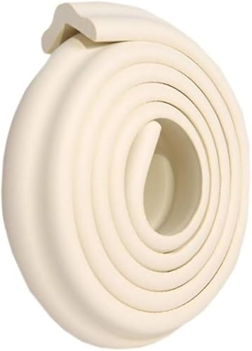 Schaumstoff-Eckenschutz, Kantenschutz, 2 m × 3 Verdickung (Dicke beträgt 13 mm) + 10 Eckenschutz for den Kantenschutz von Möbeln(White,6M) von dvkGKLVq