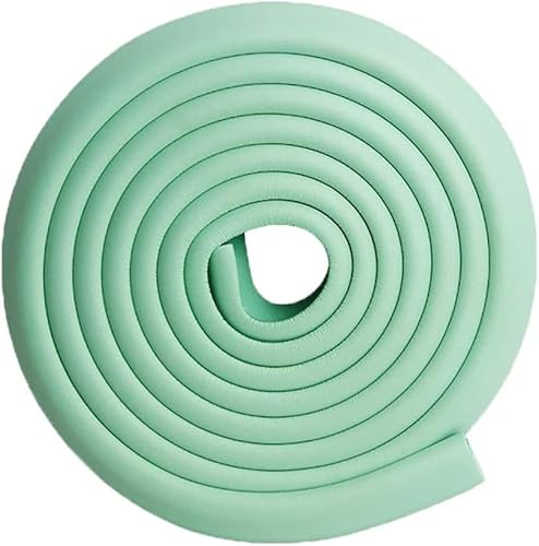 Schaumstoff-Eckenschutz, Kantenschutz, L-Typ, 2 Meter, sicherer und ungiftiger weicher Streifen for Kinder, verhindert Kollisionen (mit Kleber)(Light Green) von dvkGKLVq