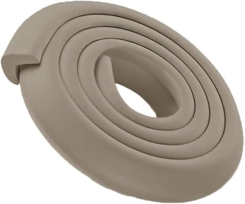 Schaumstoff-Eckenschutz, Kantenschutz, L-Typ 5M×2 +10 Eckenschutz for die Kante von Innenmöbeln mit doppelseitigem Klebeband(Gray) von dvkGKLVq