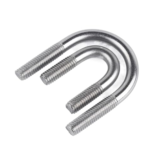 U-Bolzen, U-Klemme, 1/2/5 STK. M6 M8 M10 M12 U-Bolzenklemme aus 304 Edelstahl, U-Bolzenklemme U-Rohr(M8x33mm(2PCS)) von dvkGKLVq