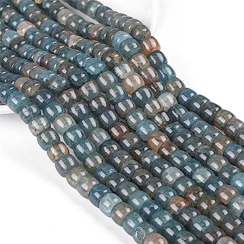 dvnFWKc Handicraft Beads, 4 Stränge, 180 Stück Retro-Crackle-Glasperlen, for Selbermachen von Armbändern und Halsketten, lose Perlen, Bastelbedarf, Schmuckherstellung(Gray Blue) von dvnFWKc