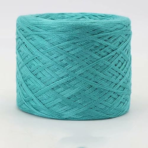 dvnFWKc Yarn for Knitting Crocheting Crafting, 250 g/Knäuel Wolle merzerisierter Schalfaden Handstrickstab Nadelfaden DIY Häkelnadel Pullover Hut Material(Blue Green) von dvnFWKc