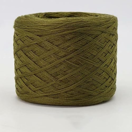 dvnFWKc Yarn for Knitting Crocheting Crafting, 250 g/Knäuel Wolle merzerisierter Schalfaden Handstrickstab Nadelfaden DIY Häkelnadel Pullover Hut Material(Coffee Green) von dvnFWKc